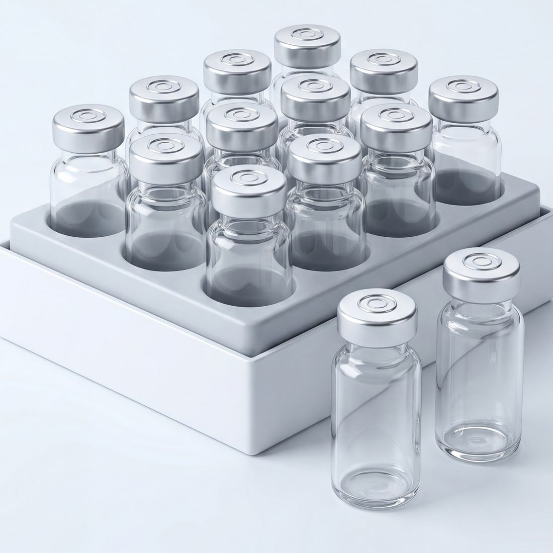 3ml 10 Kit Cases research peptide vial