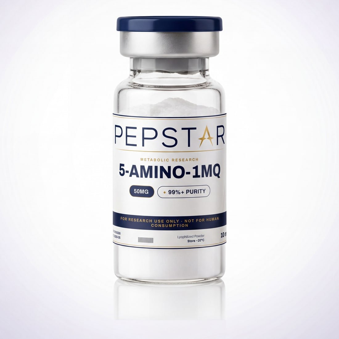 5-Amino-1MQ research peptide vial