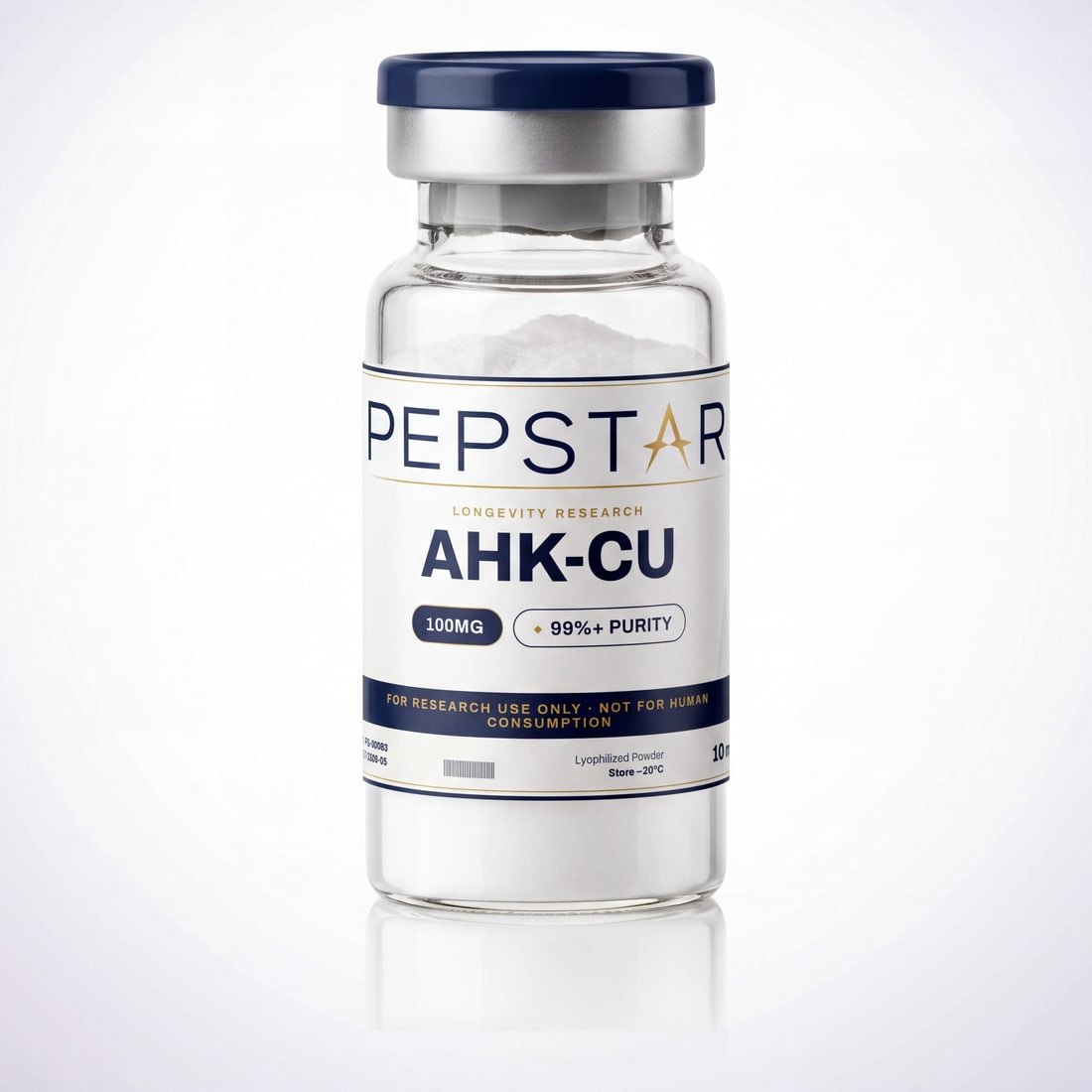 AHK-cu research peptide vial