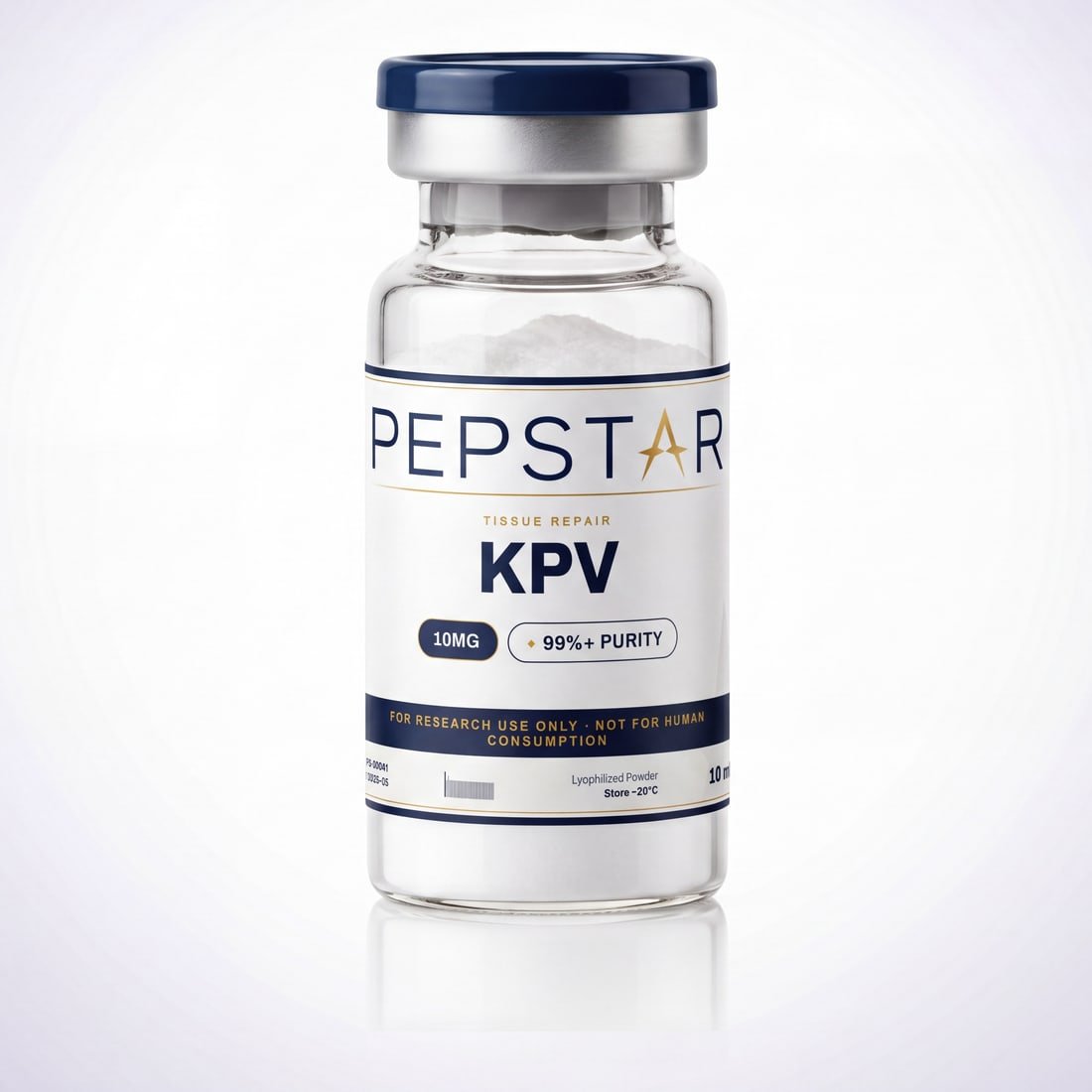 KPV research peptide vial