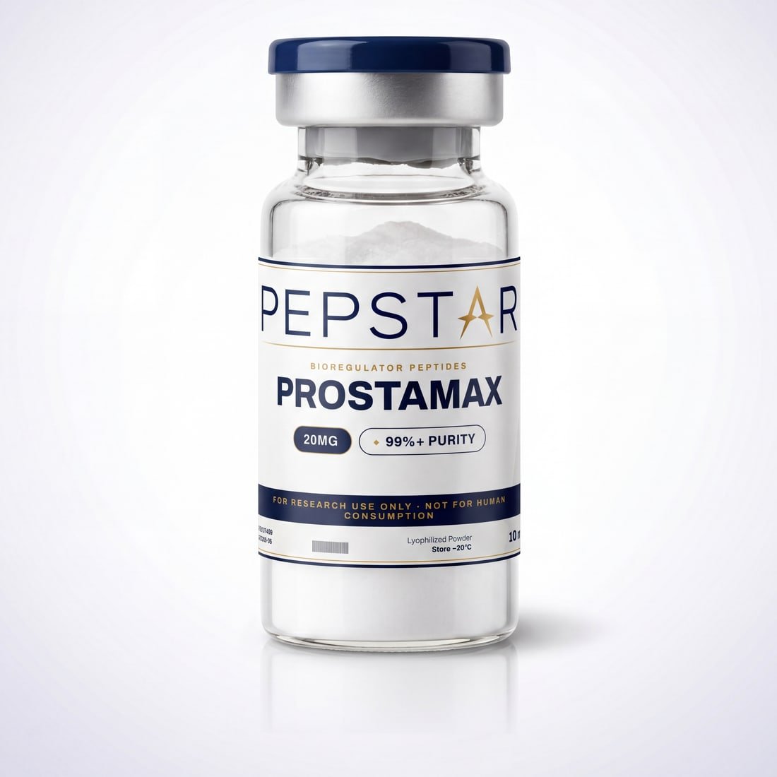 Prostamax research peptide vial