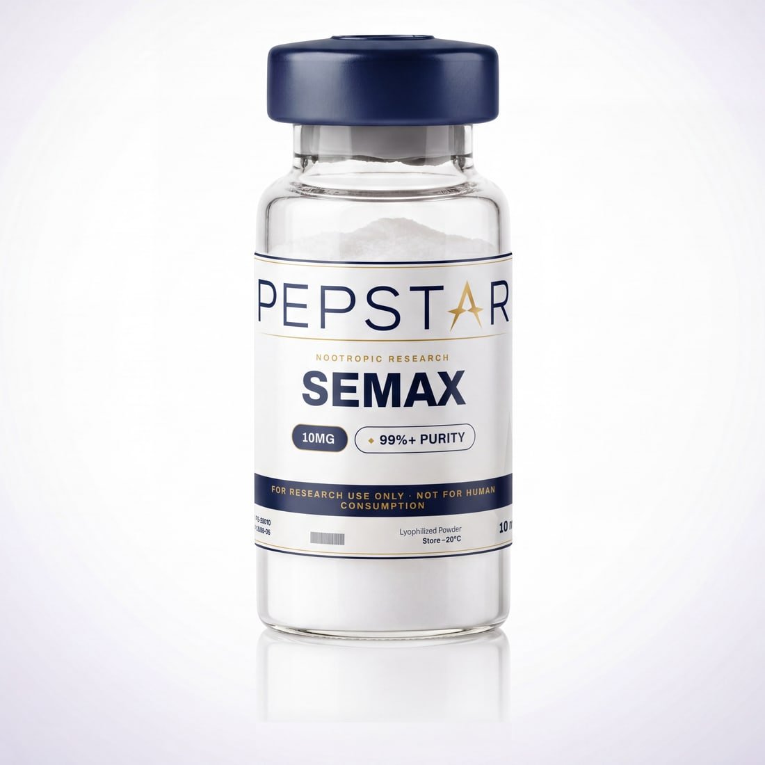 Semax research peptide vial