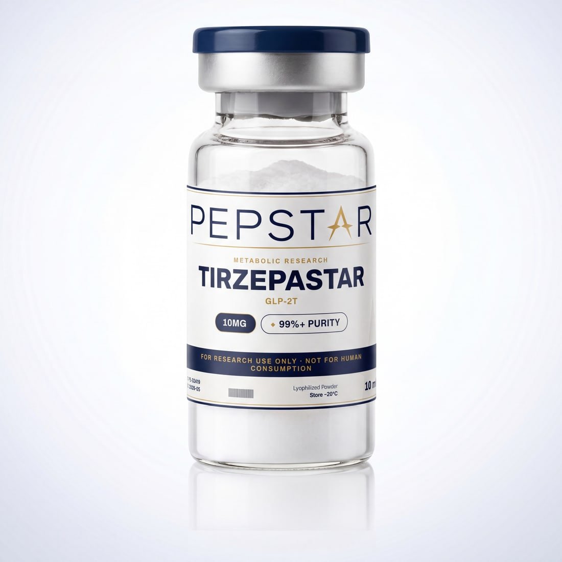 TirzepaStar (GLP-2T) research peptide vial