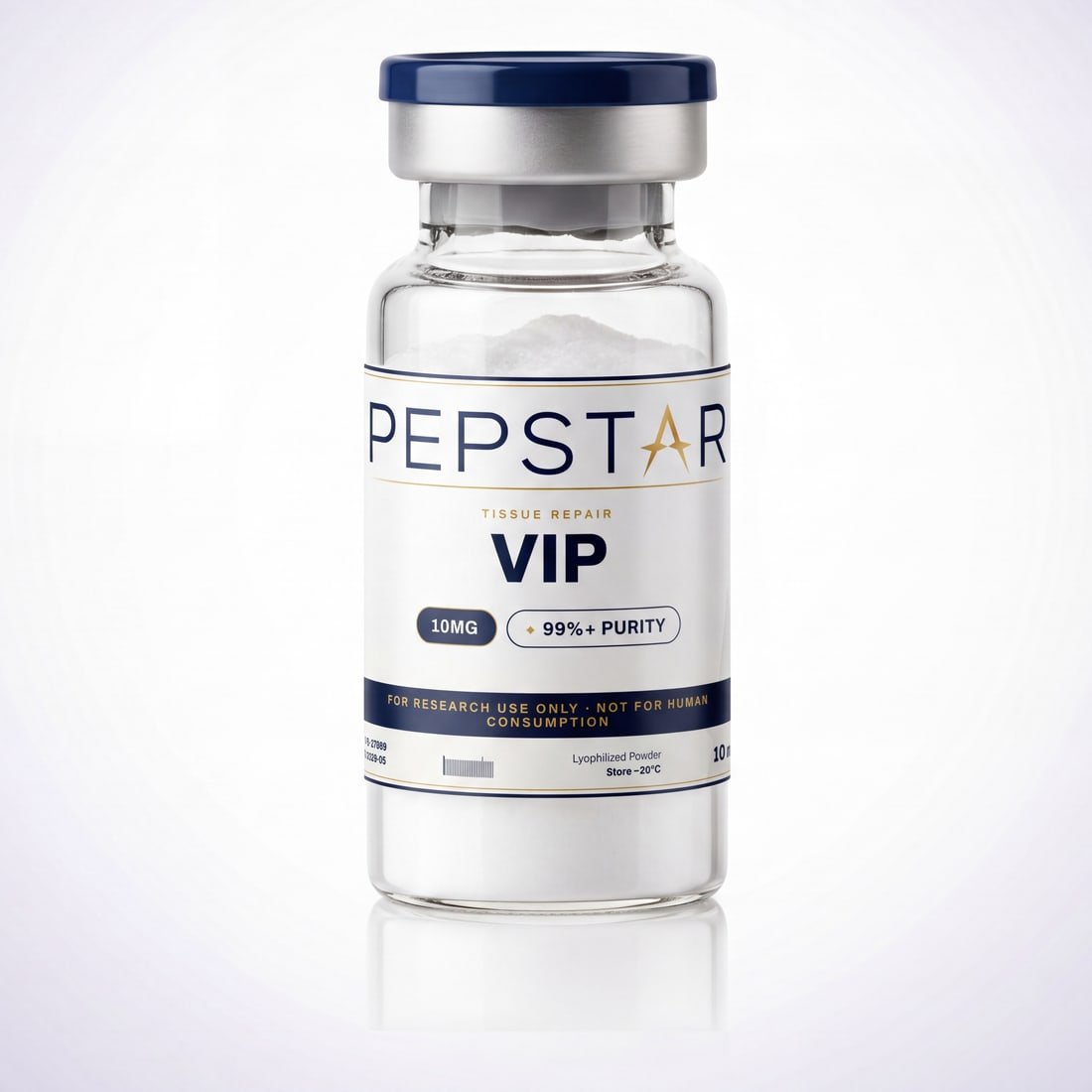 VIP research peptide vial